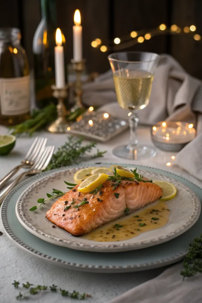  Saumon au four miel et citron