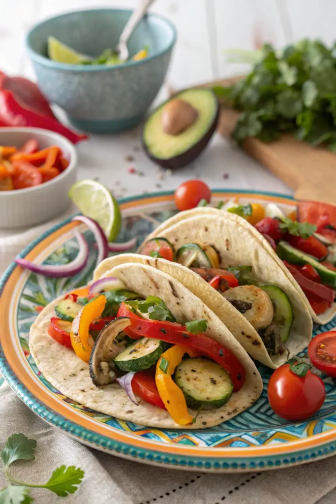Tacos Végétariens aux Légumes Grillés