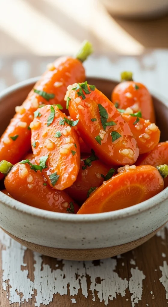 Recette Printemps Carotte : Carottes glacées au miel et gingembre