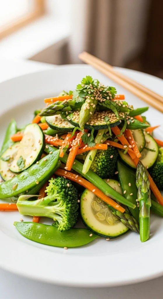Poêlée de Légumes de Printemps