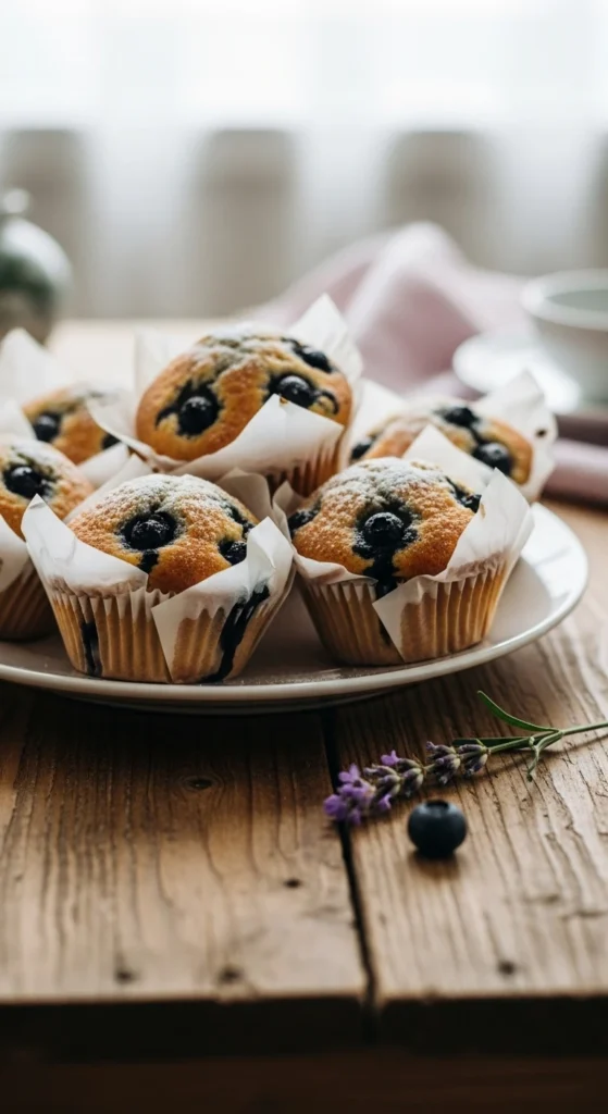  Recette Goûter Printemps : Muffins aux Myrtilles