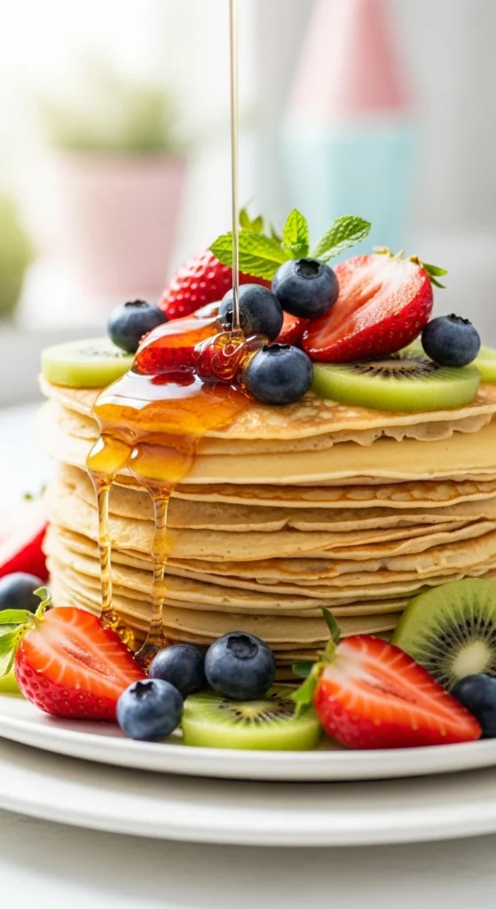 Recette Printemps Dessert : Crêpes Légères aux Fruits
