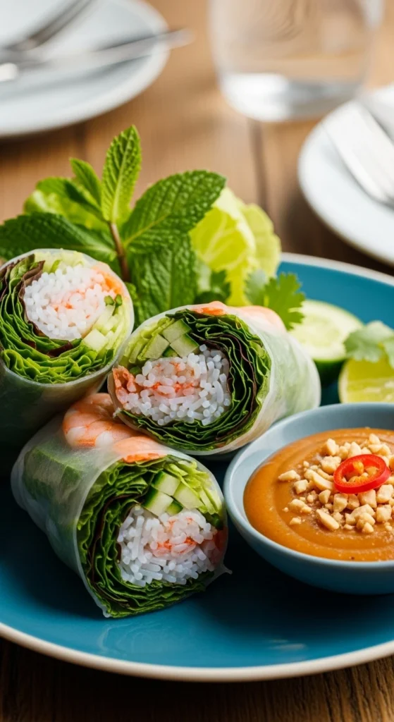 Rouleau de Printemps Crevette Recette