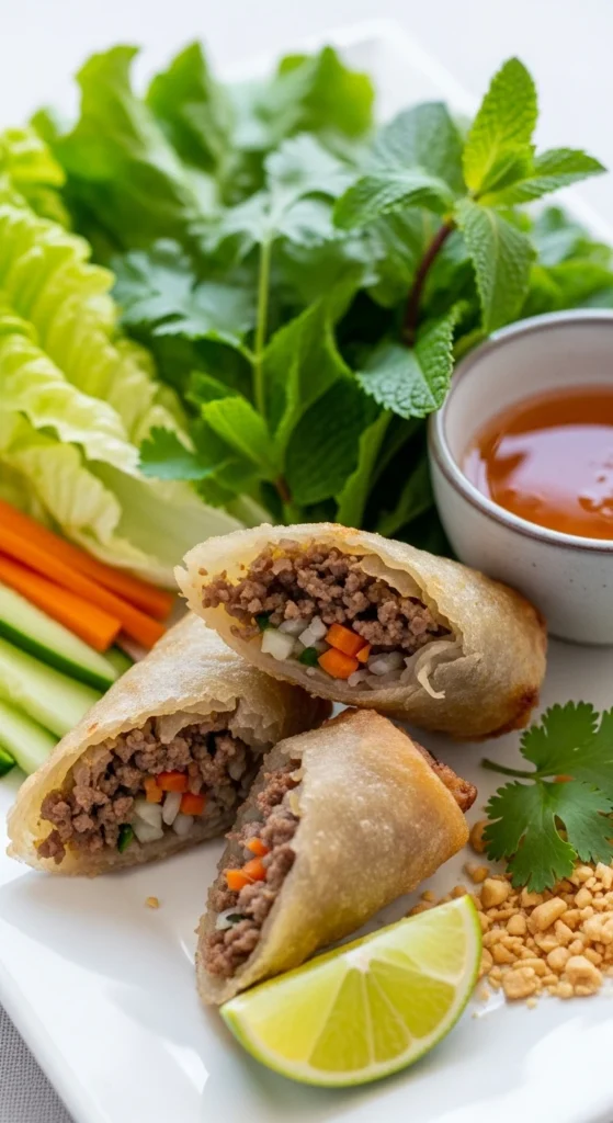  Recette Rouleau de Printemps Boeuf