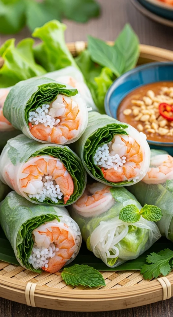 Rouleaux de Printemps aux Crevettes