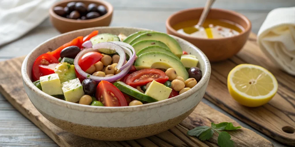 Salade Grecque Vegan : Sans Feta