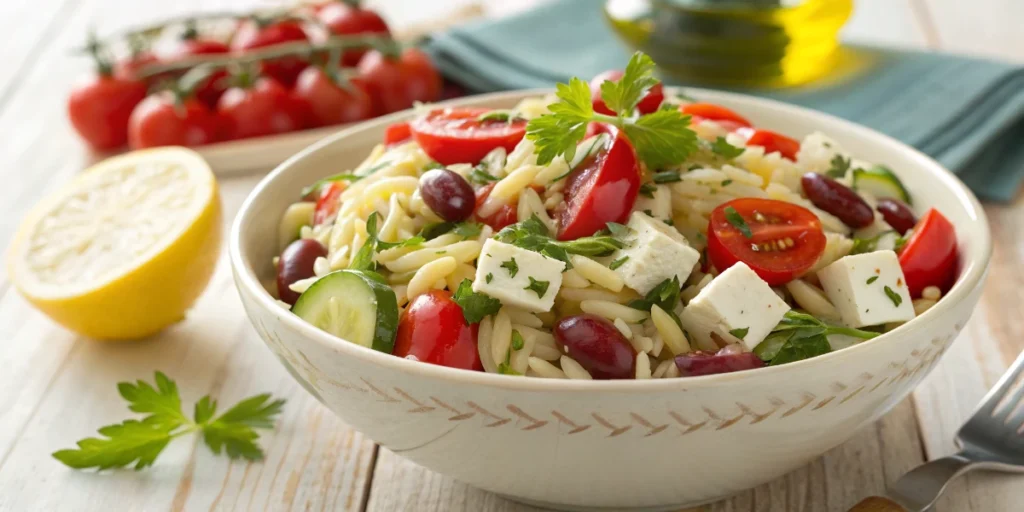 Salade Grecque à l’Orzo