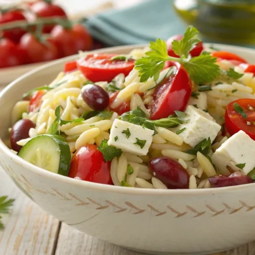 Salade Grecque à l’Orzo