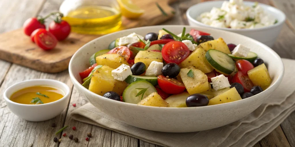 Salade de Pommes de Terre à la Grecque