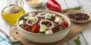 Salade de Lentilles à la Grecque