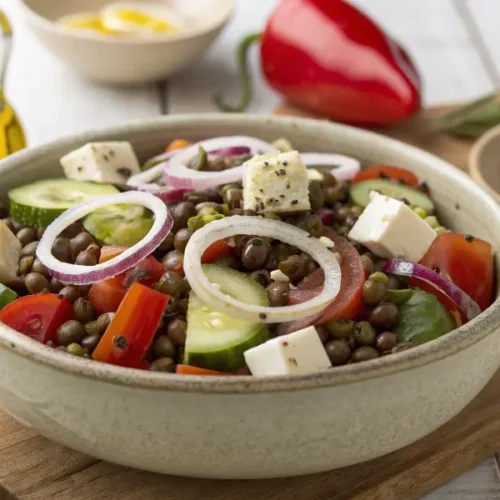 Salade de Lentilles à la Grecque