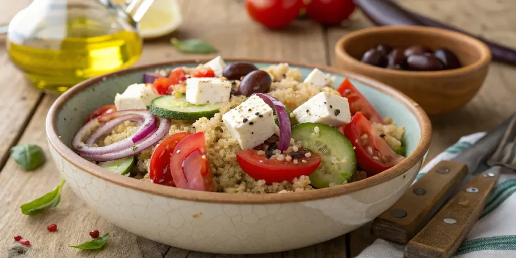 Salade Grecque au Quinoa
