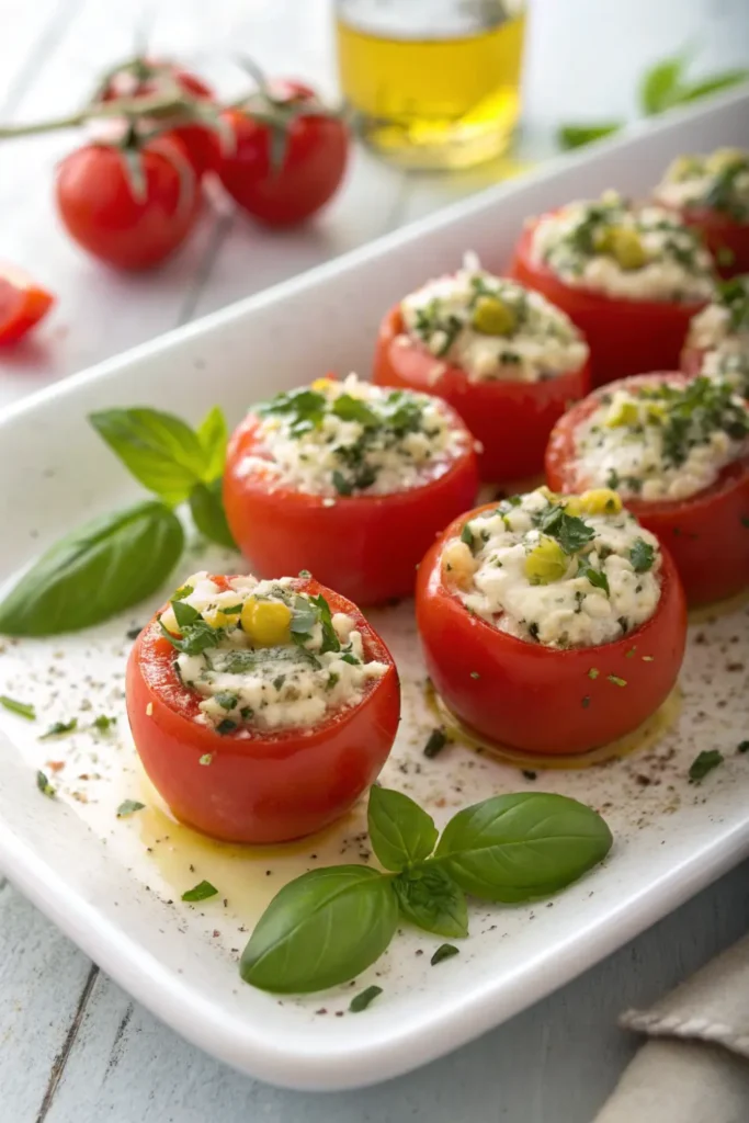 Mini tomates farcies froides