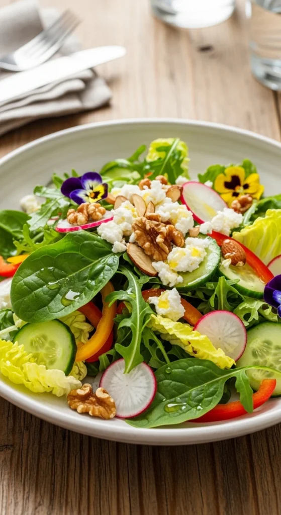 Salade de Printemps aux Légumes Croquants