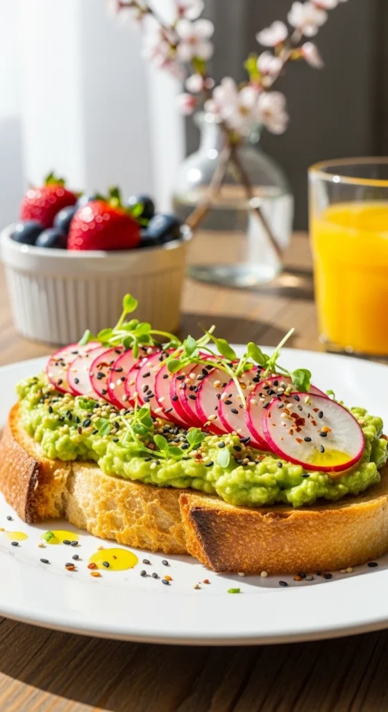 Tartine Avocat & Radis