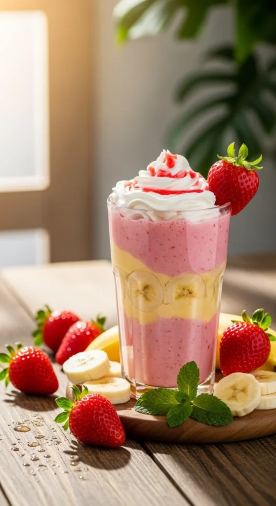 Smoothie Fraise & Banane
