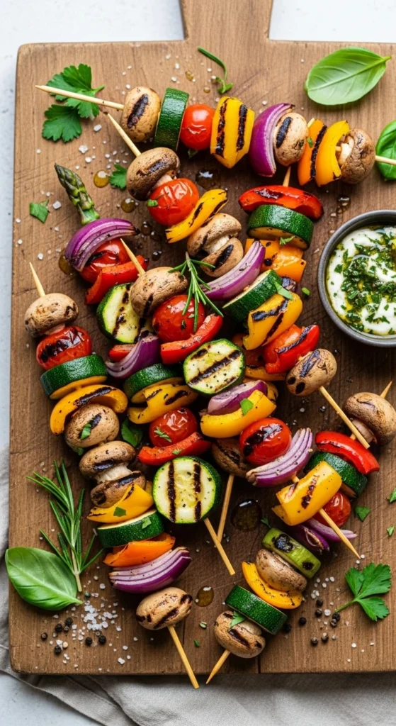 Brochettes de Légumes Grillés