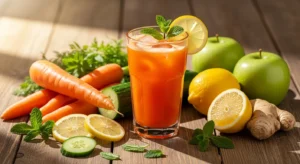 Jus Frais de Printemps au Extracteur