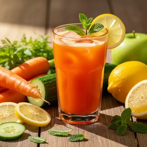 Jus Frais de Printemps au Extracteur