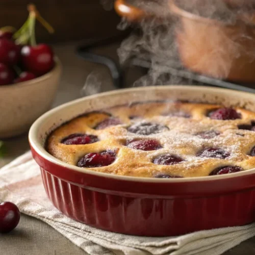 Clafoutis aux Cerises au Micro-Onde