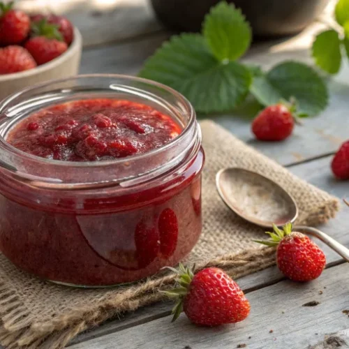 Confiture de fraises des bois