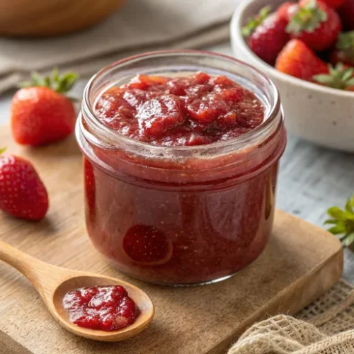 Confiture de fraises à l’agar-agar