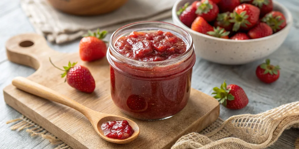 Confiture de fraises à l’agar-agar
