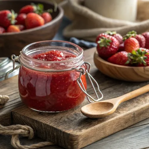 Confiture de fraises maison