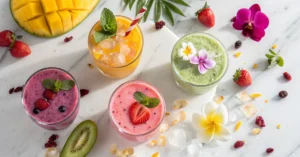 Boissons Fraîches et Smoothies d'Été pour se Désaltérer