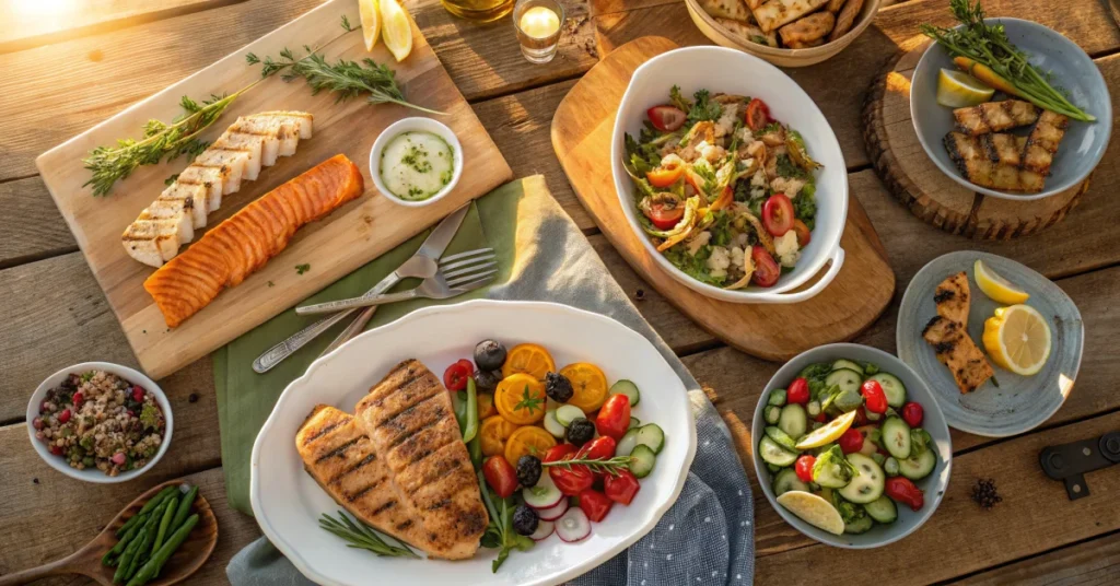 Plats Principaux d'Été : Viandes, Poissons et Végétariens