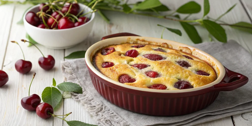 Clafoutis aux Cerises au Fromage Blanc Léger