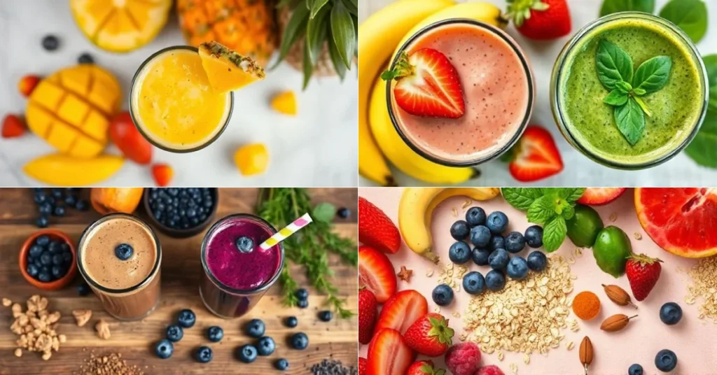 7 Idées de Smoothies Faciles et Gourmands