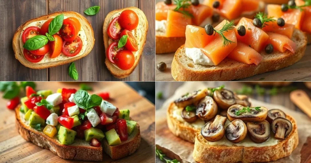 Bruschetta Originale : 5 Variantes Créatives