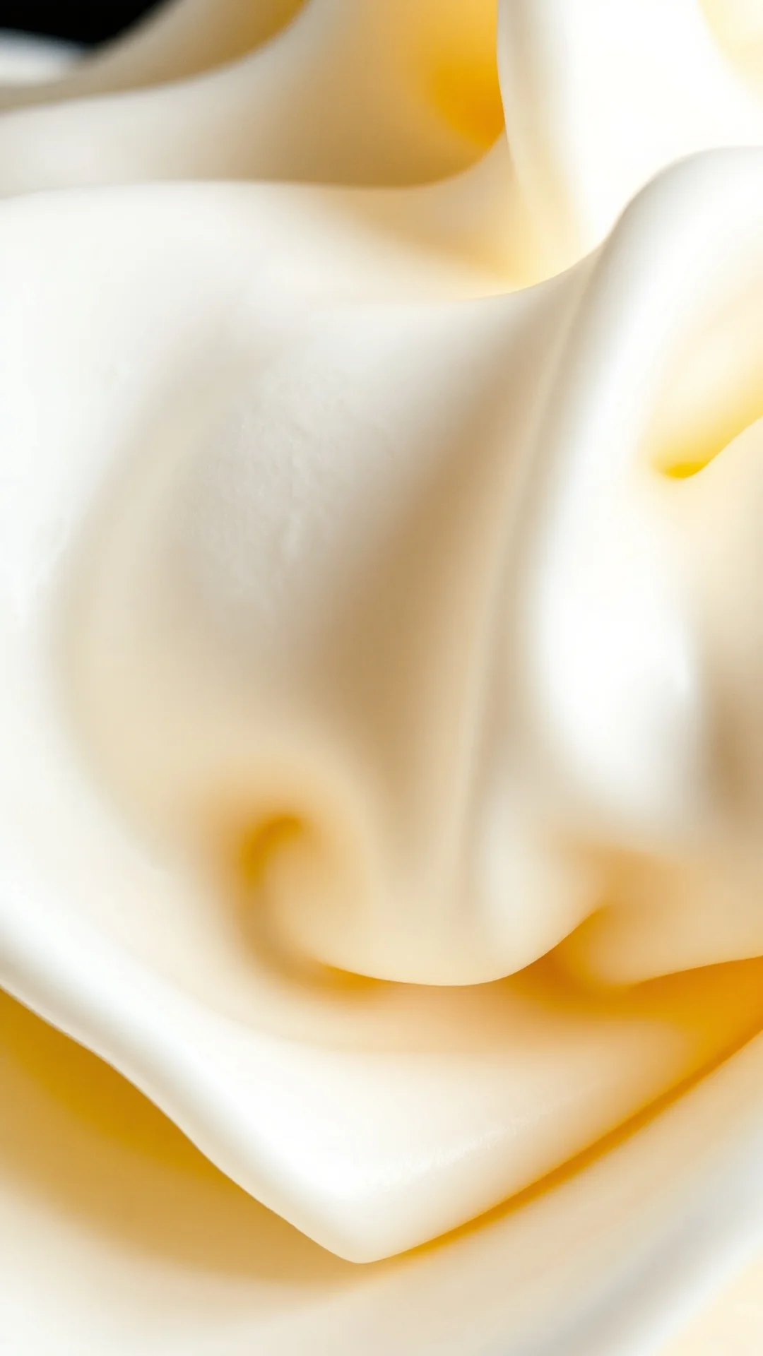 Extreme close-up of fluffy diplomat cream texture with whipped cream peaks, rich pastry cream swirls, macro food photography,